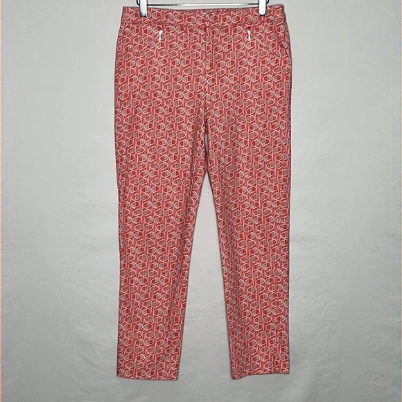 Tyler Boe Geo Print Casual Pants - Size 10 - Picture 1 of 7